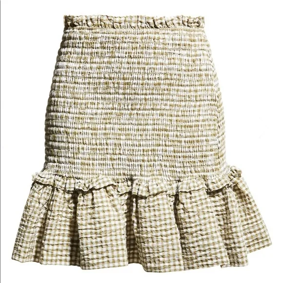 Veronica Beard Jeans
Aloya Smocked Seersucker Skirt Medium - Picture 11 of 13